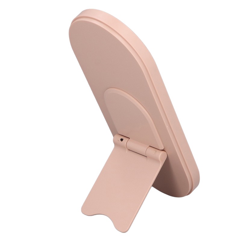 Makeup Case Rotatable Mirror Lid Dimmable LED Light Portable Cosmetic