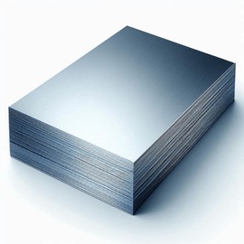 2 mm Galvanised Steel Sheet Fine Sheet DX51 Sheets Cuts 100 mm x 150 mm (10 cm x 15 cm)
