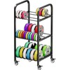 AnBaiMei 3-Tier 3D Printer Filament Storage Rack with Wheels, Rolling