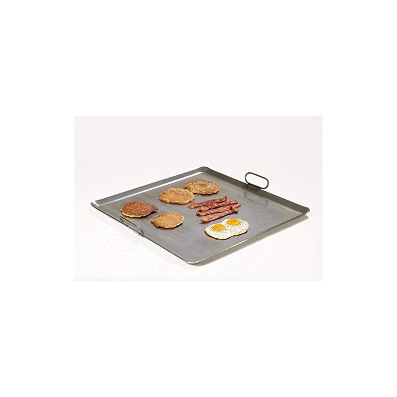 Chef King 7 Gauge Steel Griddle, 23 Inch x 23