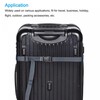 sourcing map Luggage Straps, 1.5m Length Adjustable Suitcase Belts with