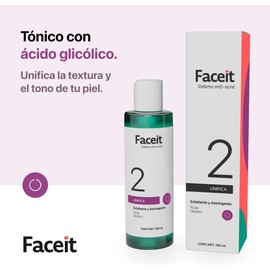 Faceit Tónico Facial Ácido Glicólico 180 ml