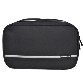 CYBERNOVA Multi-Functional Waterproof Compact Hanging Cosmetic Travel Bag Toilet Bag Toiletry Bag Washbag Organizer Kits/Cosmetic Pouch/Personal Care Hygiene Purse (Black)