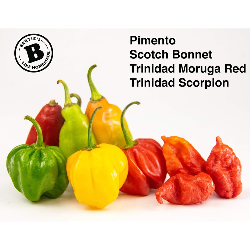 Bertie's Trinidad Pimento Sauce (10 Oz./300ml) | Adds Wonderful Flavour