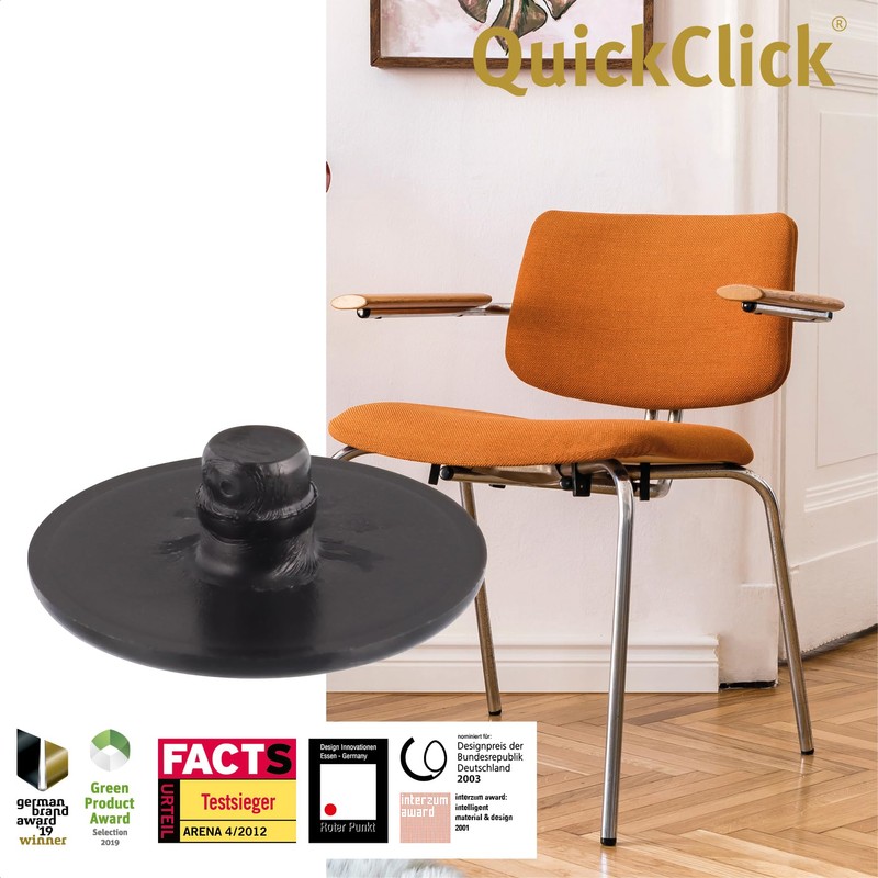 Wagner QuickClick® Plastic Gliders, Furniture Glides, Chair Glides, Set of