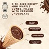 Isaac's Sweets- Dark Chocolate - Waffle Cone Snack Bite Sized