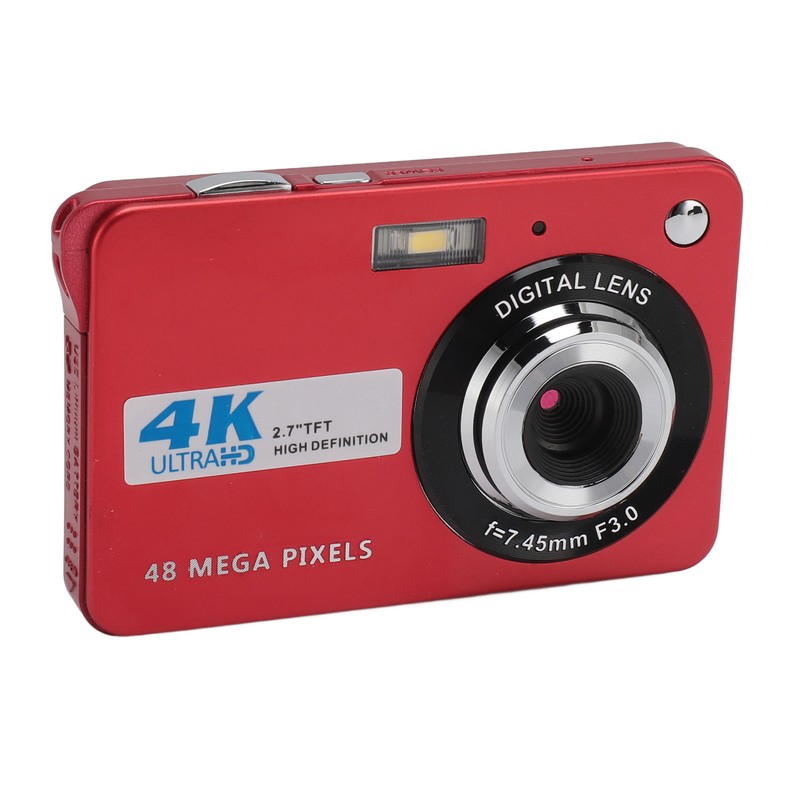 4K Digital Camera 48MP HD 2.7 Inch Screen 8X Zoom