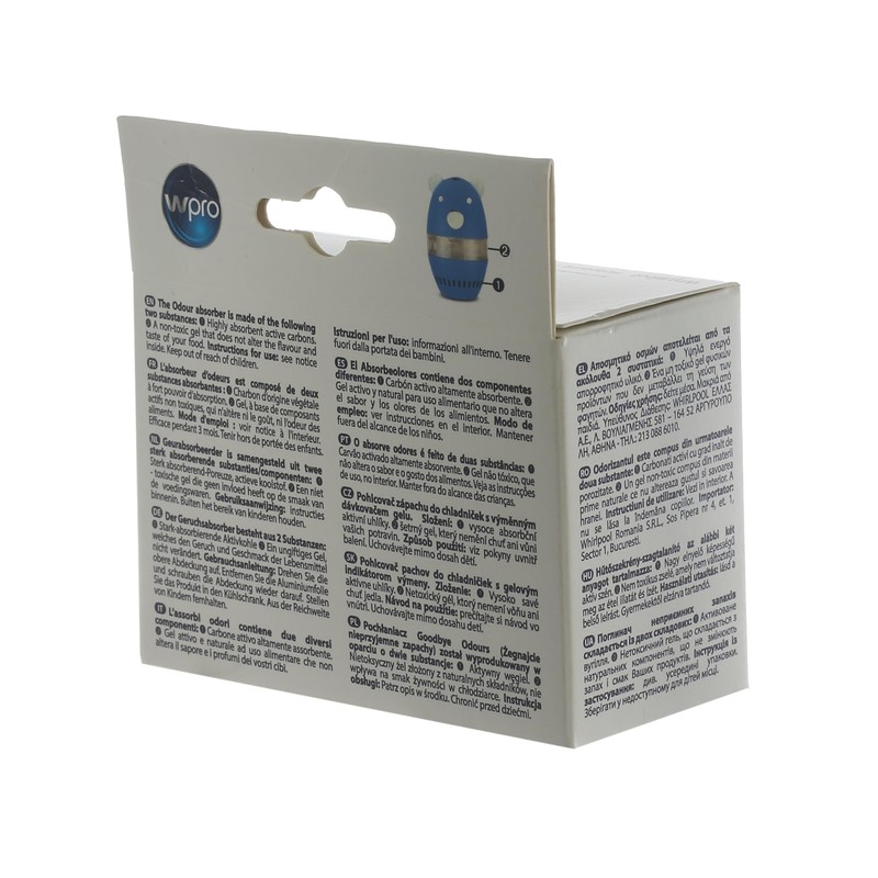 Masterpart WPRO 2-in-1 Odour Absorber To Fit Most Refrigerators 484000008433