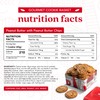 David's Cookies 2lbs Peanut Butter Fresh Baked Cookies - Delectable