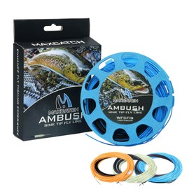 M MAXIMUMCATCH Maxcatch Sinking Tip Fly Line Weight Forward Fishing Line, 3ips/6ips, 4/5/6/7/8 F/S (Royal Blue/Black, 6ips, WF-6F/S)