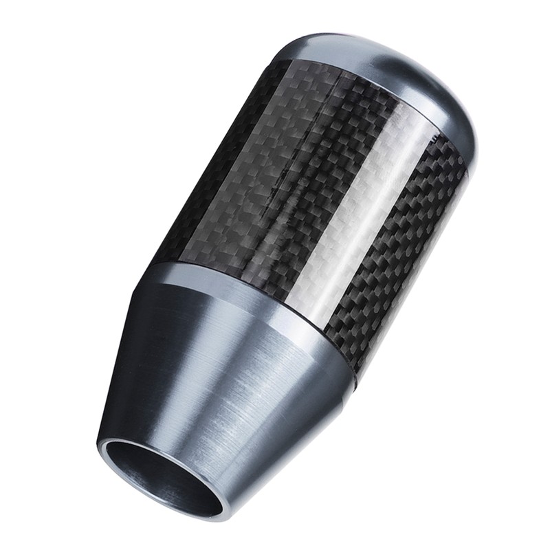 Universal Carbon Fiber Automatic Wave Stick Head Shift Knob Modification