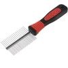 1 Double Sided DOG GROOMING COMB -Fur Grooming Rake, Dog