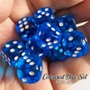 HD Novelty 10Pcs Small Six-Sided Coloured Dice Set, Eco-Friendly Materials
