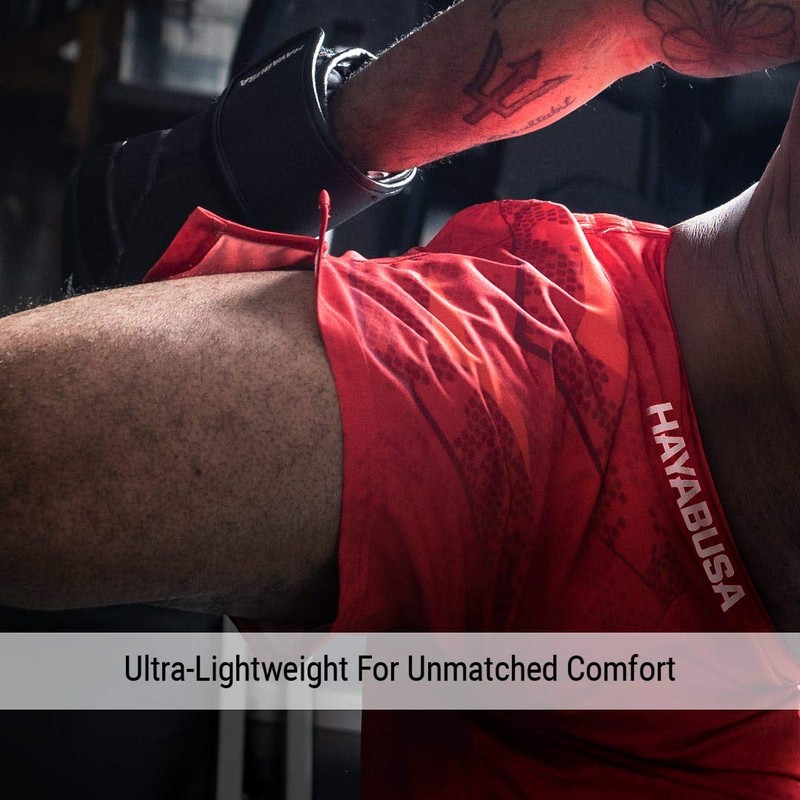 Hayabusa Arrow Kickboxing Shorts - Red, 38