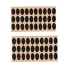 60pcs Black Mouse Feet Sticker Mouse Skates Pads Replacement Mouse