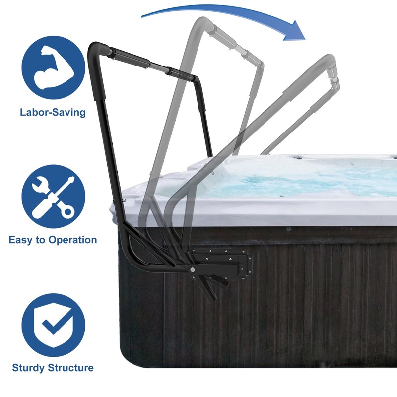 TOCRETOARE Hot Tub Cover Lifter, Spa Cover Lift, Hot Tub