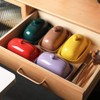Sweejar Ceramics Butter Dish with Lid, Butter Keeper Container for