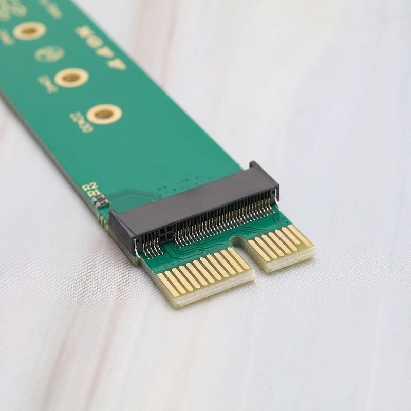 VGOL 2pcs M.2 NVME SSD to PCIEX1 Vertical Adapter Converter