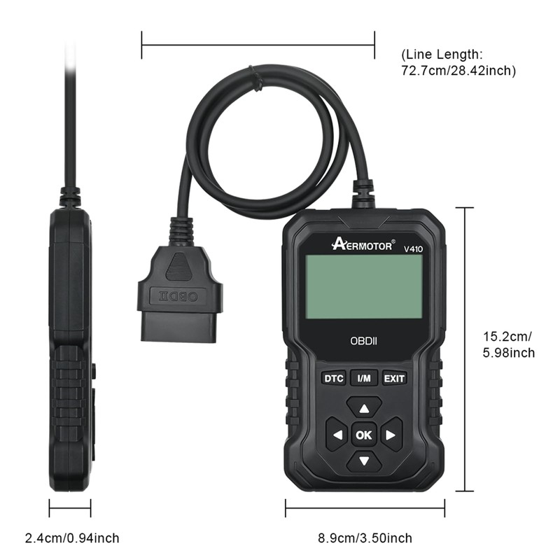 OBD2 Scanner, V410 Car Scanner Diagnostic Tool: Engine Fault Code