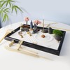 YUNGCHI Zen Garden for Desk Mini Japanese Sand Desktop Office