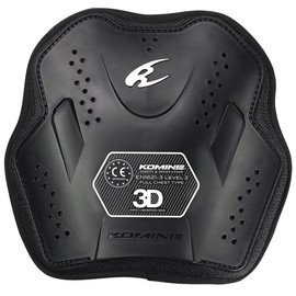 Komine SK-807 1118 CE Level 2 Inner Chest Armor for Motorcycles Black