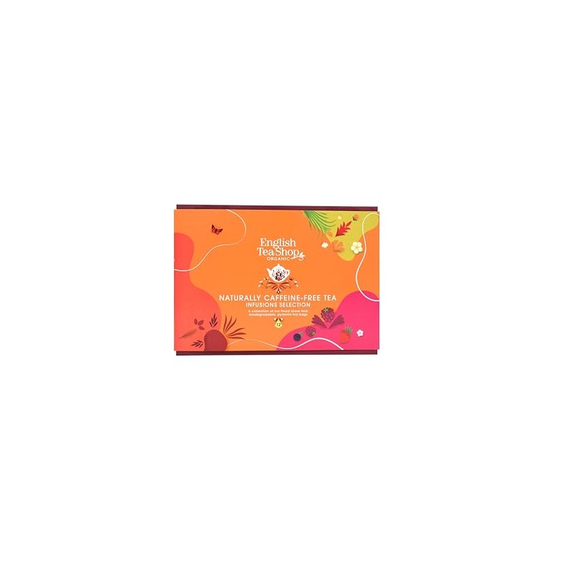 English Tea Shop Organic Caffeine Free Selection - 12 Pyramid