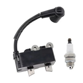 IGCLINIC Ignition Coil 291337001 with Spark Plug for Ryobi RY254BC 25.4CC and RY252CS RY253SS RY251PH 25cc String Trimmer 2 Cycle Trimmer Brush Cutter
