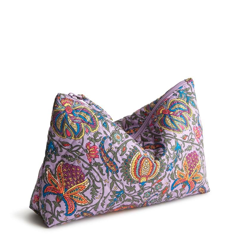 Vera Bradley Women's Large Pouch - Color: Feathery Bouquets