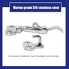 Marine Grade Boat Door Hatch Anti-Rattle Latches, Hold Down Clamp