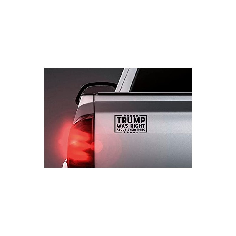 Trump was Right Decal - Die Cut (Black)