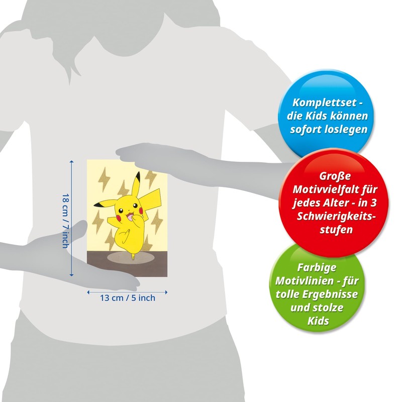 Ravensburger CreArt 20084 Pikachu Painting by Numbers Pokémon for Children