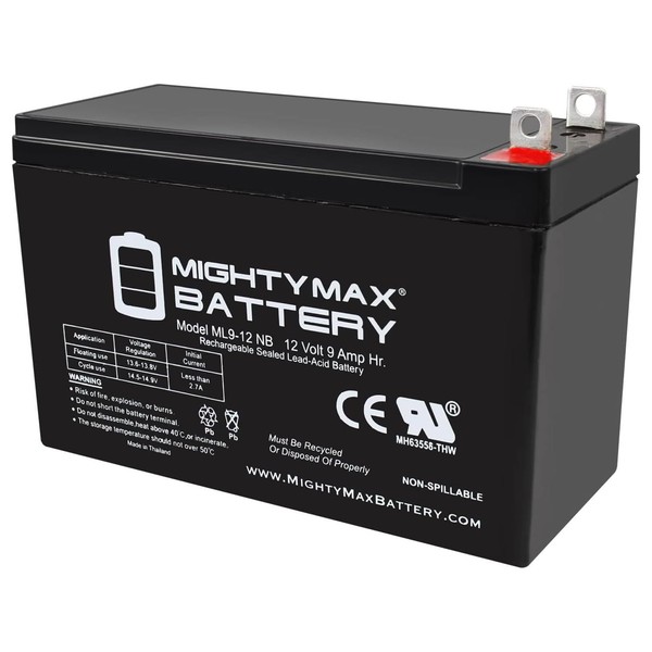 Mighty Max Battery 12V 9AH SLA Battery Replacement for Generac