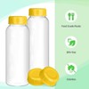 Narrow Milk Bottle Caps, 10Pcs Orange Travel Bottle Lids, Leak