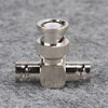 6pcs BNC Male Connector to BNC 2 Female T shape