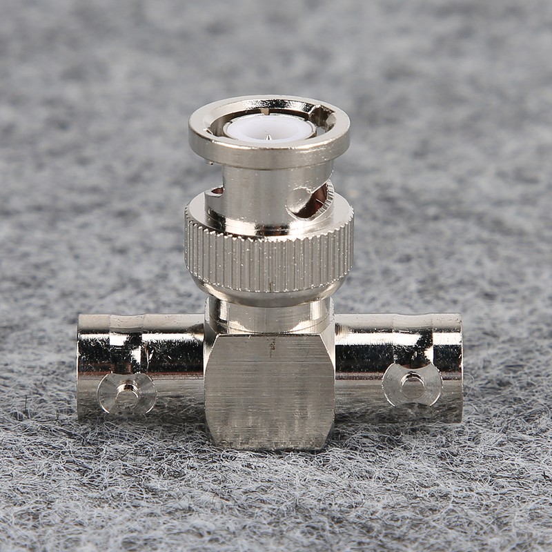 6pcs BNC Male Connector to BNC 2 Female T shape