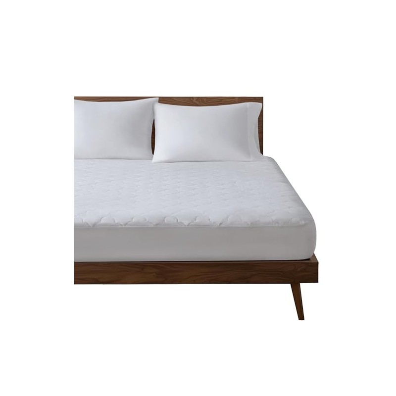 SLEEP PHILOSOPHY BASI16-0329 Mattress Pad, White