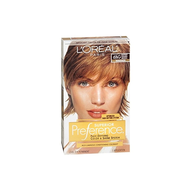 L'Oreal Paris Superior Preference Fade-Defying Color + Shine System 6