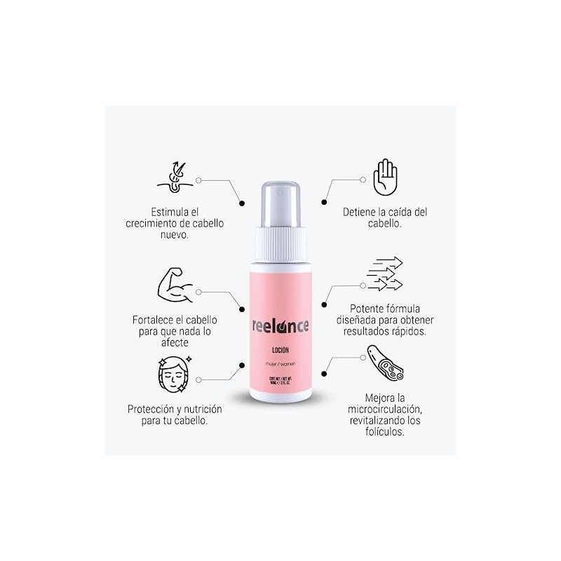 Tratamiento Anti Caída para Mujer Loción 60ml 2 oz Paso