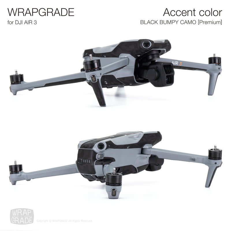 WRAPGRADE Skin Stickers Compatible with DJI Air 3 | Accent