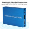 4Kx2K HDMI to USB3.0 Video Capture Card HD Recorder for