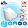 Tia BOTN 2 Pack KF94 WHITE L Adult Size Protective
