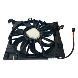 UnayKolb Engine Radiator Cooling Fan Assembly Compatible with 2010-2015 Jaguar XKR/XF For 2010-2019 Jaguar XJ C2D38737 C2P17120