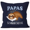 MoonWorks® Cushion Cover Sloth Papa's Snoring Corner Funny Gift for