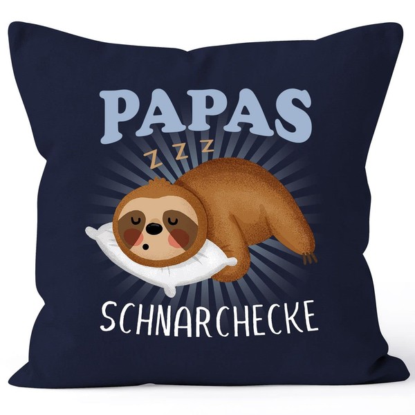 MoonWorks® Cushion Cover Sloth Papa's Snoring Corner Funny Gift for