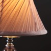 MiniSun | Modern Polished Chrome and Pink Touch Table Lamp