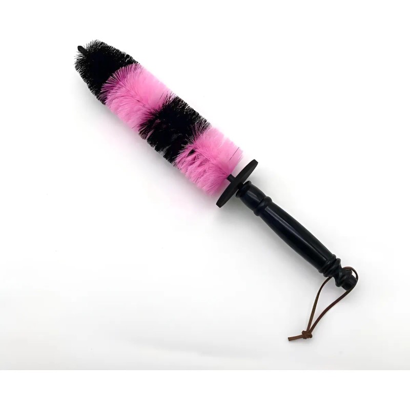 Cepillo Limpiador Rines Motor Cerdas Suaves Largo Flexible