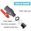 Ququyi 1 Inch PVC Rain Barrel Valve Spigot Kit with