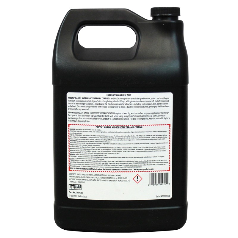 Presta Hydro Protek Ceramic Coating - 1 Gallon (169601)