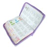 Biblia Rvr60 Lila Con Índice Y Cierre Letra 19 Puntos