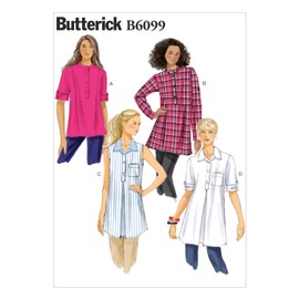 Butterick Patterns B6099 Misses' Tunic, Size ZZ